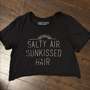 Cropped, Beachy Graphic Tee